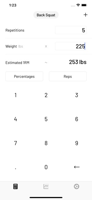 1RM Calculator - One Rep Max