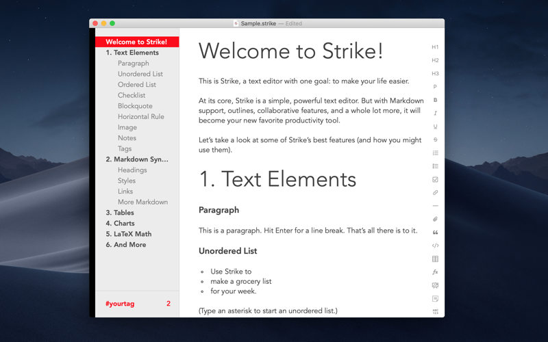 Strike - Text Editor screenshot 2