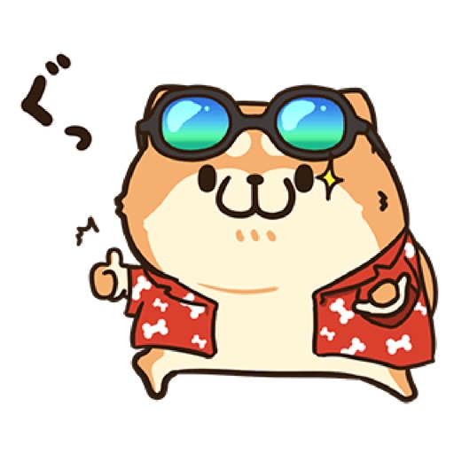 Chubby Dog in Summer