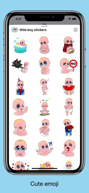 Little boy emoji - stickers(圖2)-速報App