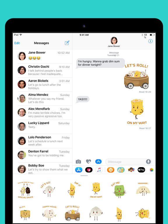 Screenshot #5 pour Bao Dim Sum-Animated Stickers