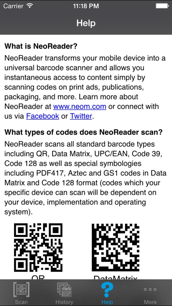 Neo reader. Aztec, QR код, data Matrix. NEOREADER. NEOREADER как пользоваться.