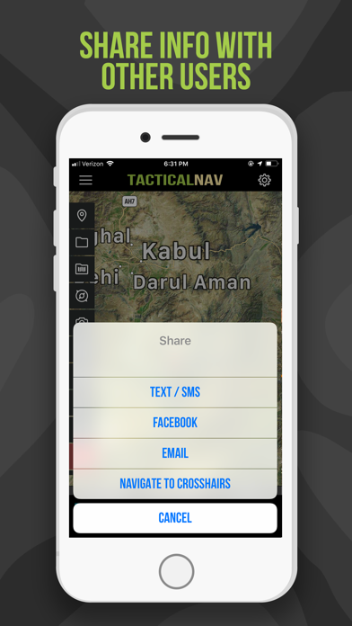 Tactical NAV - GPS Navigation App For Military and First Responders Screenshot 6