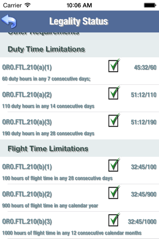 EASA Flight Log screenshot 3