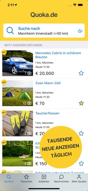 Quoka Kleinanzeigen Flohmarkt(圖1)-速報App