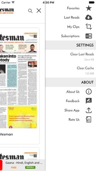 How to cancel & delete Statesman Newspaper from iphone & ipad 4