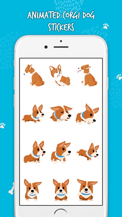 Cute Corgi Animated Emojis screenshot-5