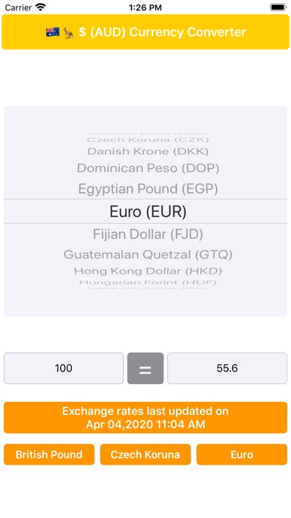 AUD $ Currency Converter screenshot-3