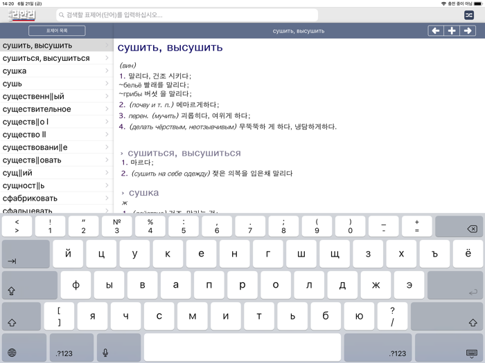 문예림 러한/한러 사전 - MoonYerim RK/KR