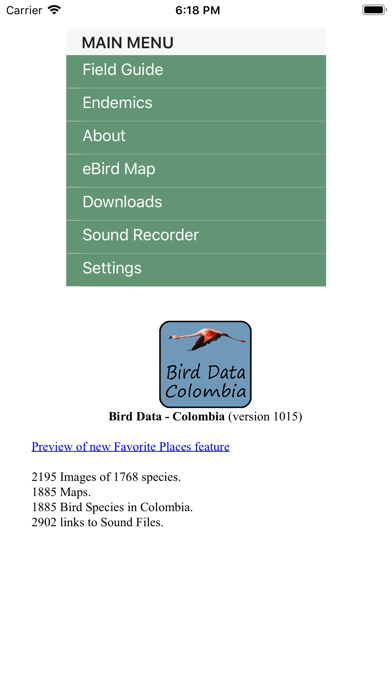Bird Data screenshot 2
