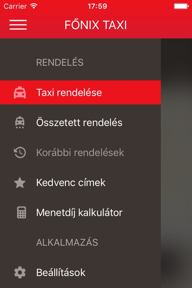 Főnix Taxi screenshot 3