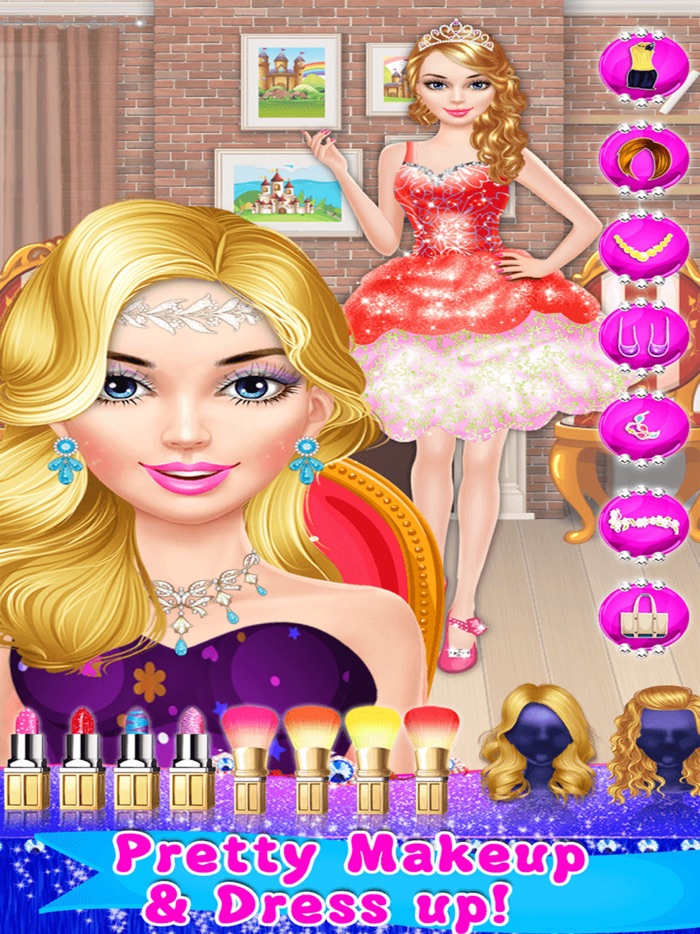 Princess Makeup Salon Girl