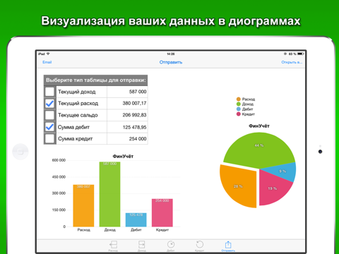 Скриншот из Financial Tracker pro - Tables