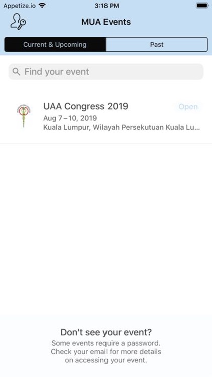 MUA Events 2019