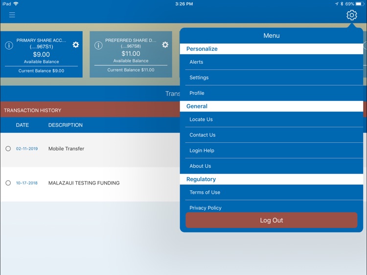 Members Heritage CU for iPad screenshot-4