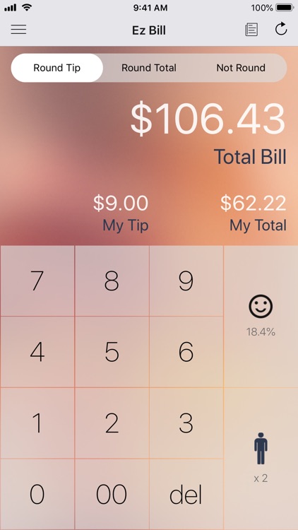 Ez Bill - Tip Calculator screenshot-0