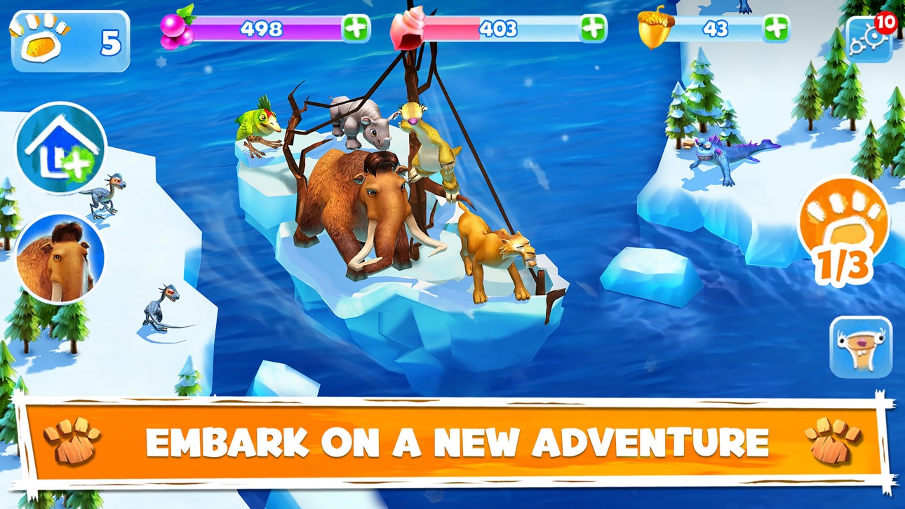 Ice Age Adventures Hack screenshot 1 - iOS game interface
