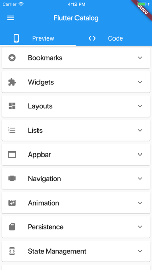 Flutter Catalog