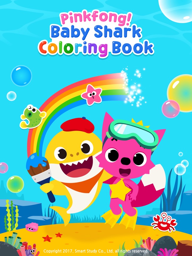 baby shark coloring book on the app store