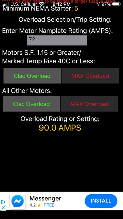 Motor Wire Sizing screenshot-4