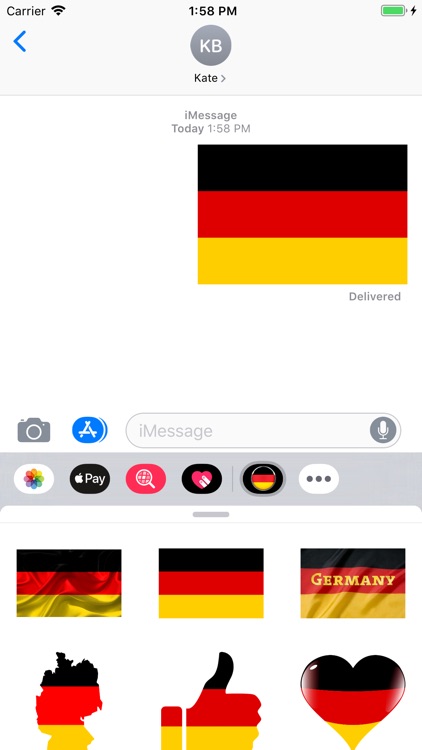 German Flag Stickers