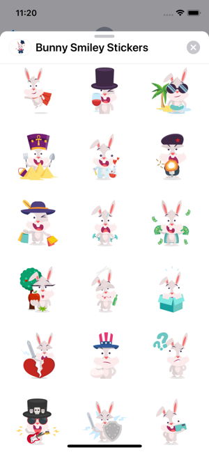 Bunny Smiley Stickers(圖3)-速報App