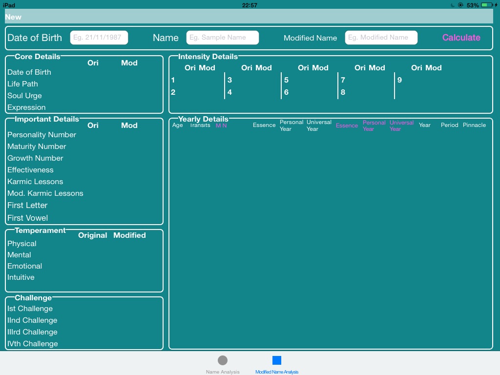 Virtual Numerology for iPad screenshot 3