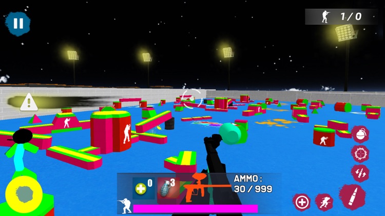 Stickman Paintball Warfare screenshot-3