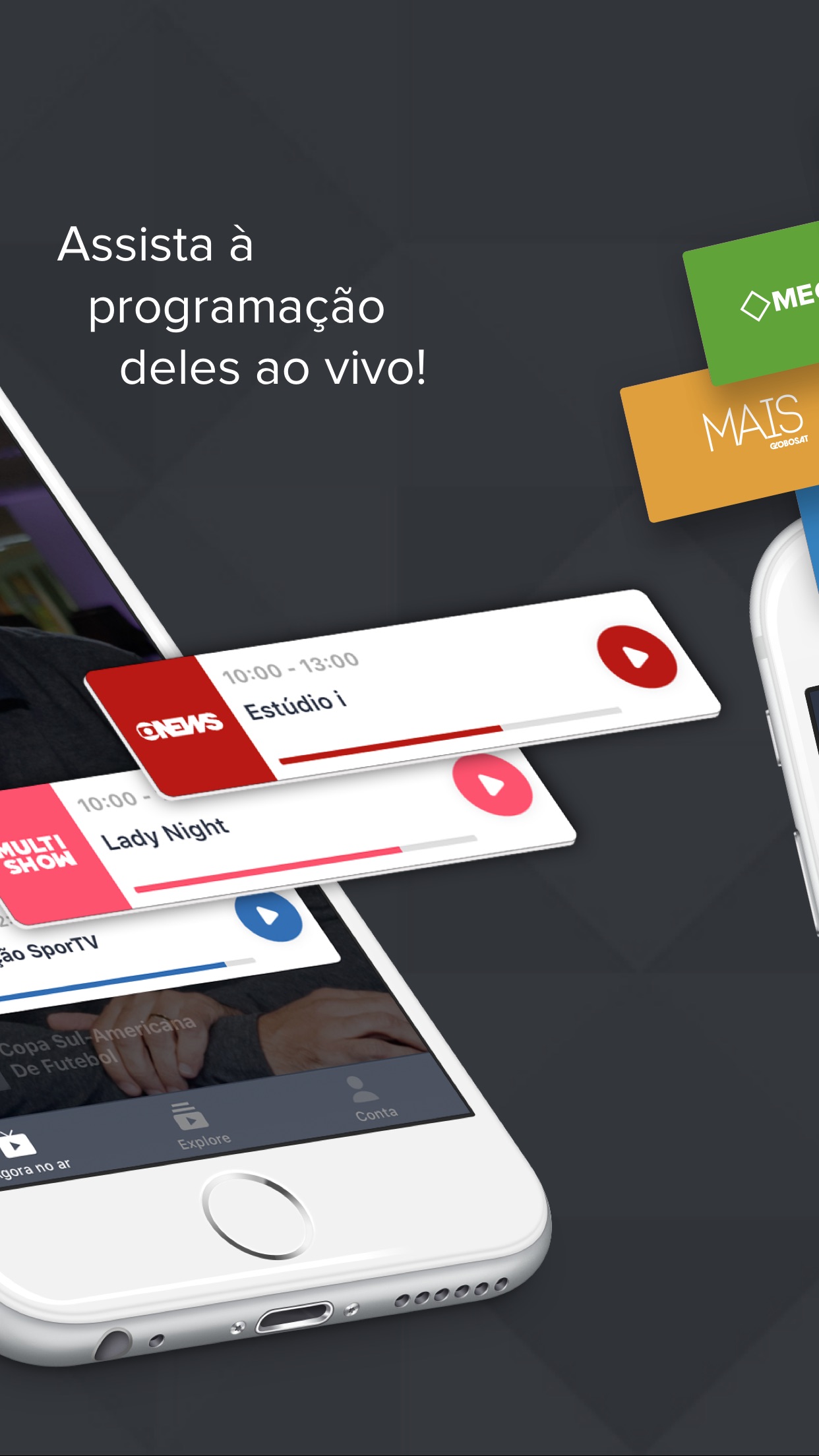 Screenshot do app Globosat Play