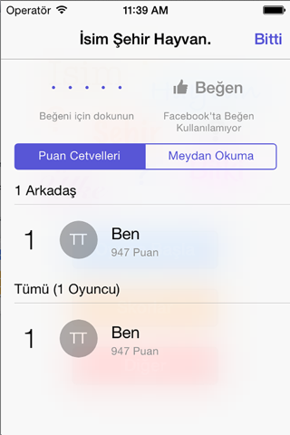 İsim Şehir Oyunu - náhled
