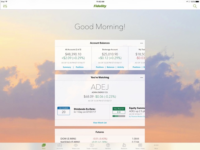 Fidelity Investments On The App Store