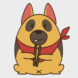 Chubby Dog Sticker