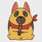Use the funny "Chubby Dog Sticker" to help you chat quickly