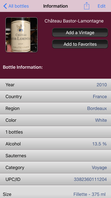 How to cancel & delete Wine Cellar from iphone & ipad 4