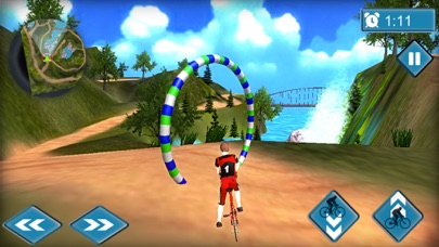Downhill Traveling On Bicycle screenshot 2