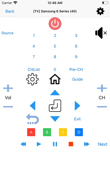 Remote Control for Samsung TV