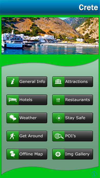 Crete Island Offline Map Travel Guide Screenshot 1