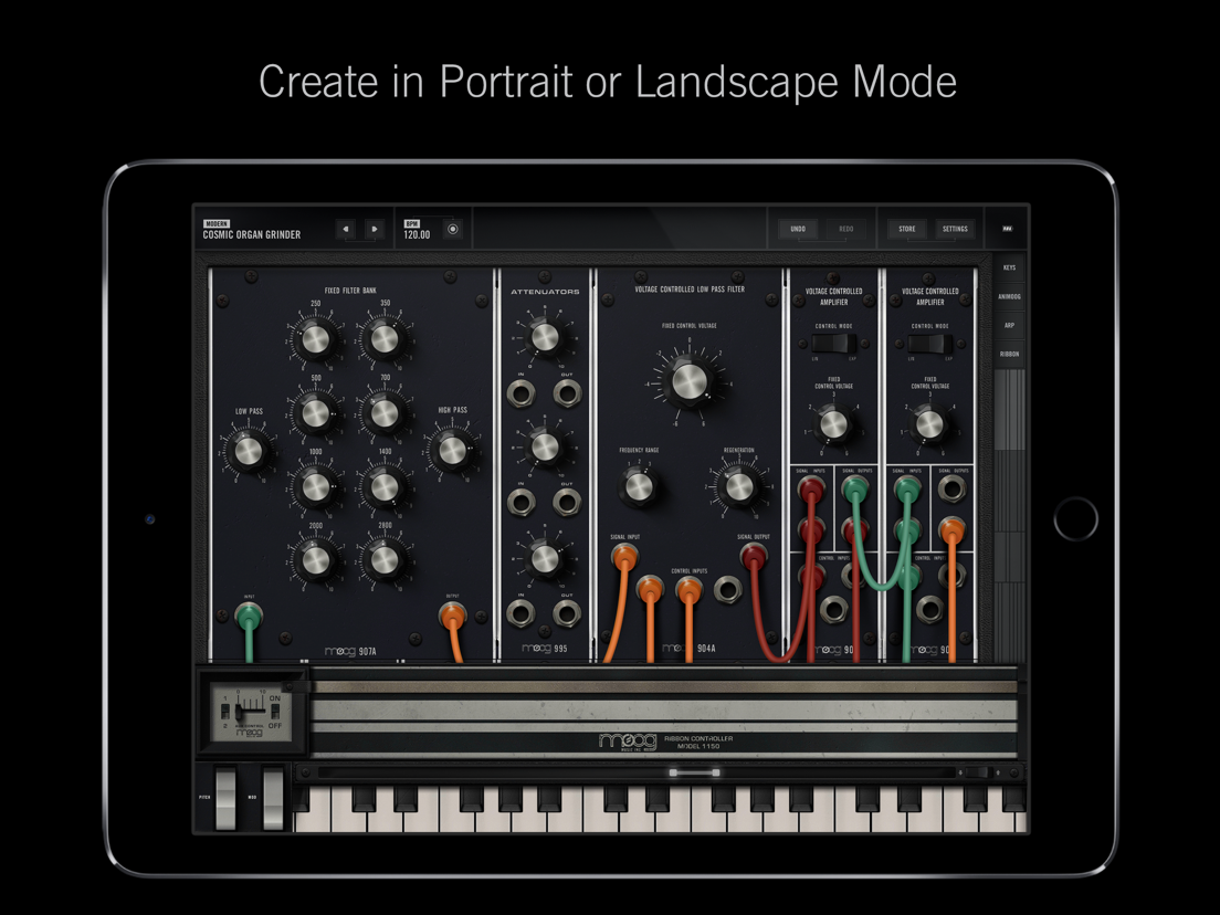 Model 15 Modular Synthesizer App voor iPhone, iPad en iPod touch