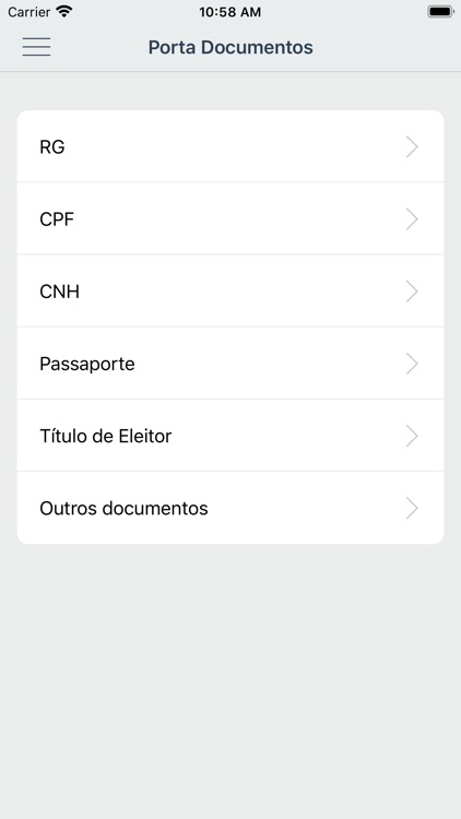 Porta Documentos App