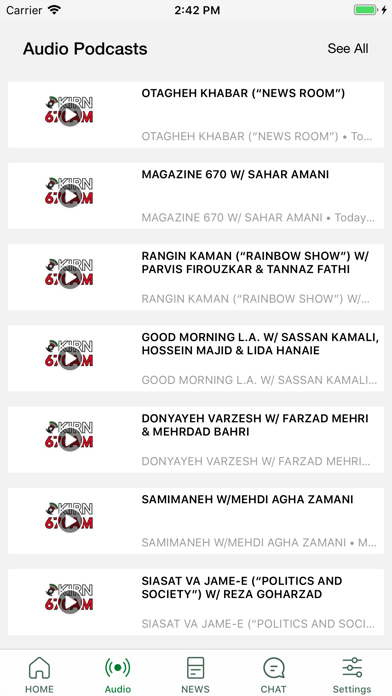 670AM KIRN Radio Iran screenshot 2