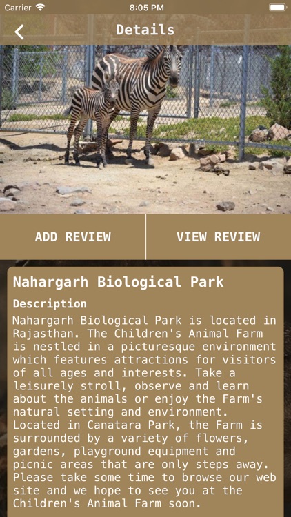 Rajasthan Zoo Places screenshot-3