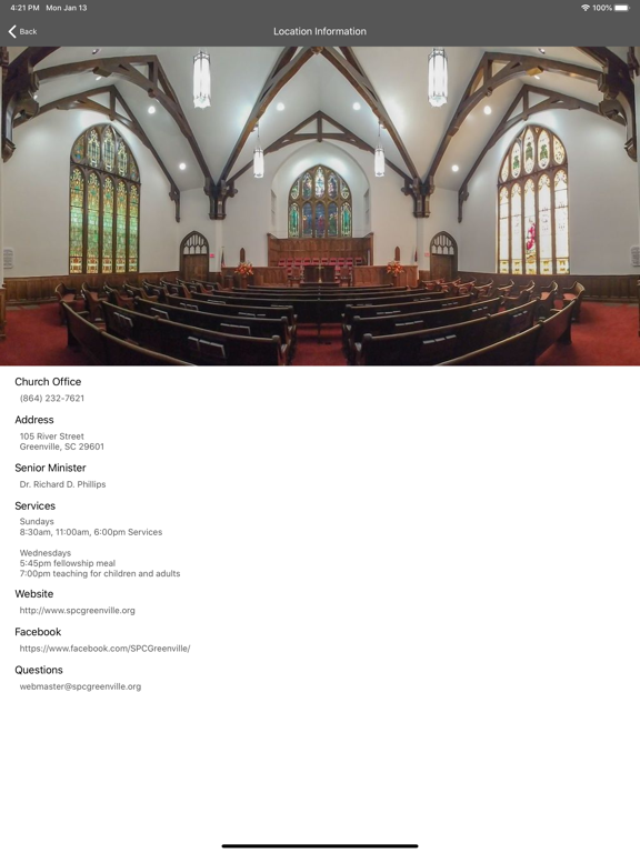 Second Presbyterian Greenville screenshot 3