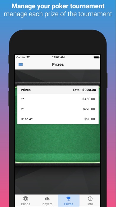 Poker Tournaments Manager screenshot 3