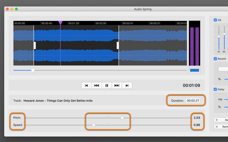 Audio Spring screenshot1
