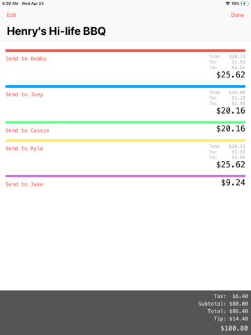Split the Bill with Checkparty screenshot 3