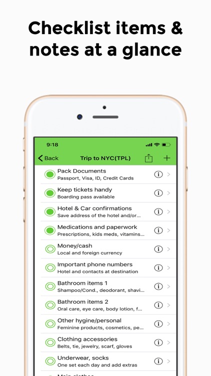 CheckScroll Checklists