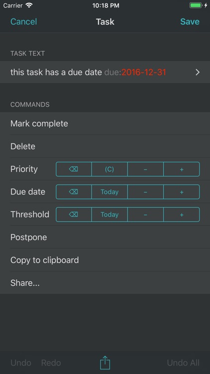 SwiftoDo for todo.txt screenshot-3