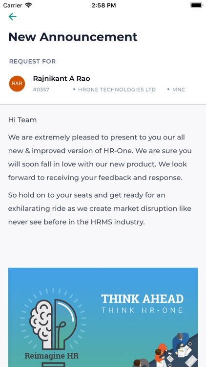 HROne Inbox screenshot-4