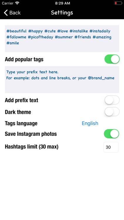 Phototag hashtag generator PRO screenshot-9