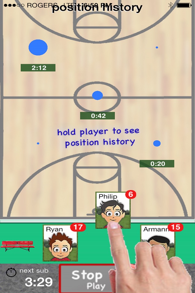 Who's On - Basketball screenshot 4